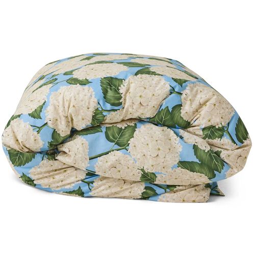 Kip&Co Hydrangea Blue Organic Cotton Quilt Cover